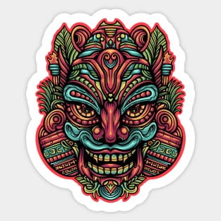 Mexican Mask Sticker